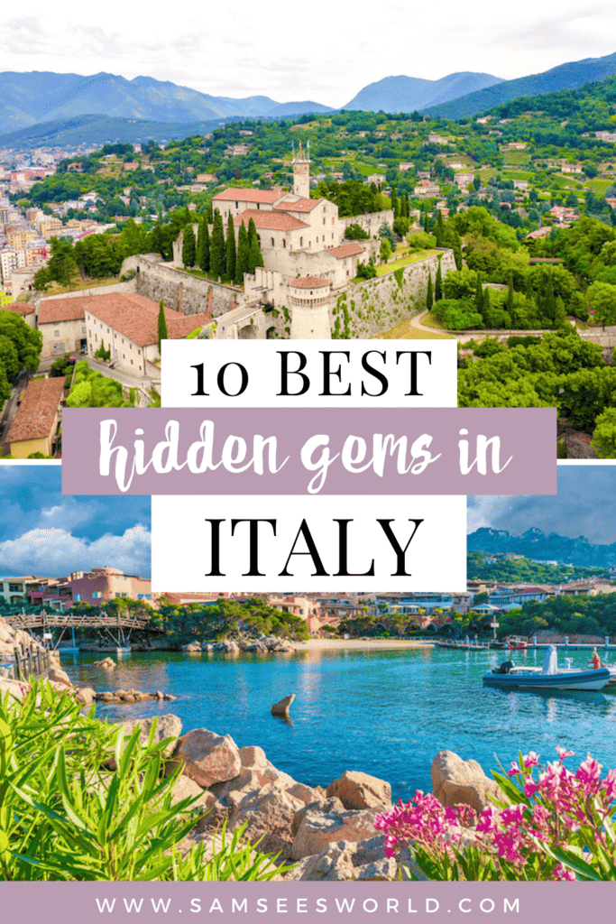 Hidden Gems in Italy pin