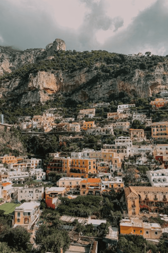 Houses in Positano, Italy.