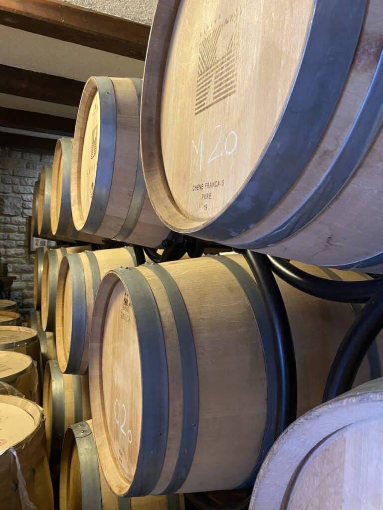 Wine barrels at the Savina Winery in Herceg Novi.