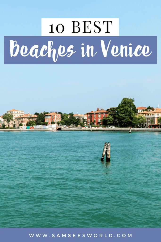 best beaches in Venice pin