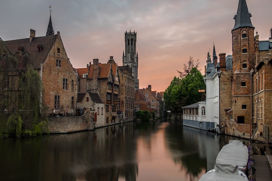 Brugge canal view