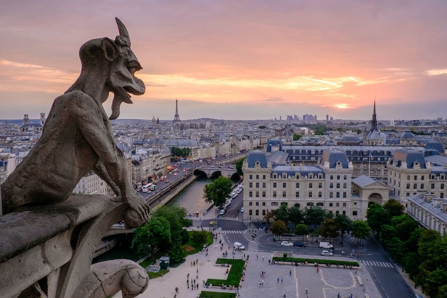 Paris gothic archtecture