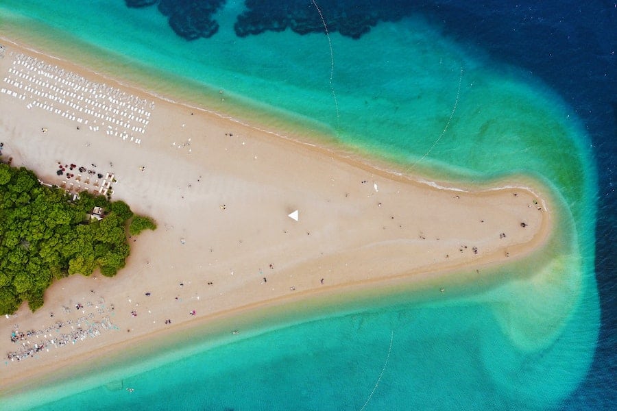 Zlatni Rat Beach, Bol, Croatia