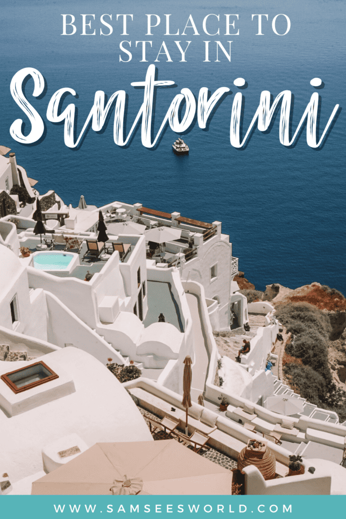 Best Place to Stay in Santorini pin