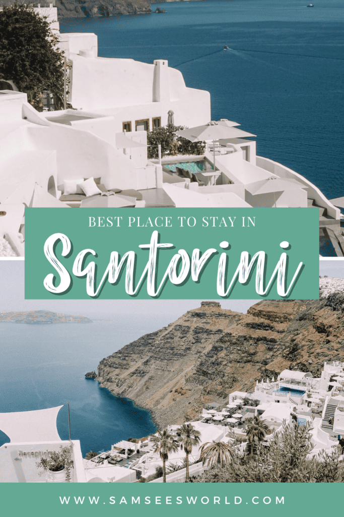 Best Place to Stay in Santorini pin