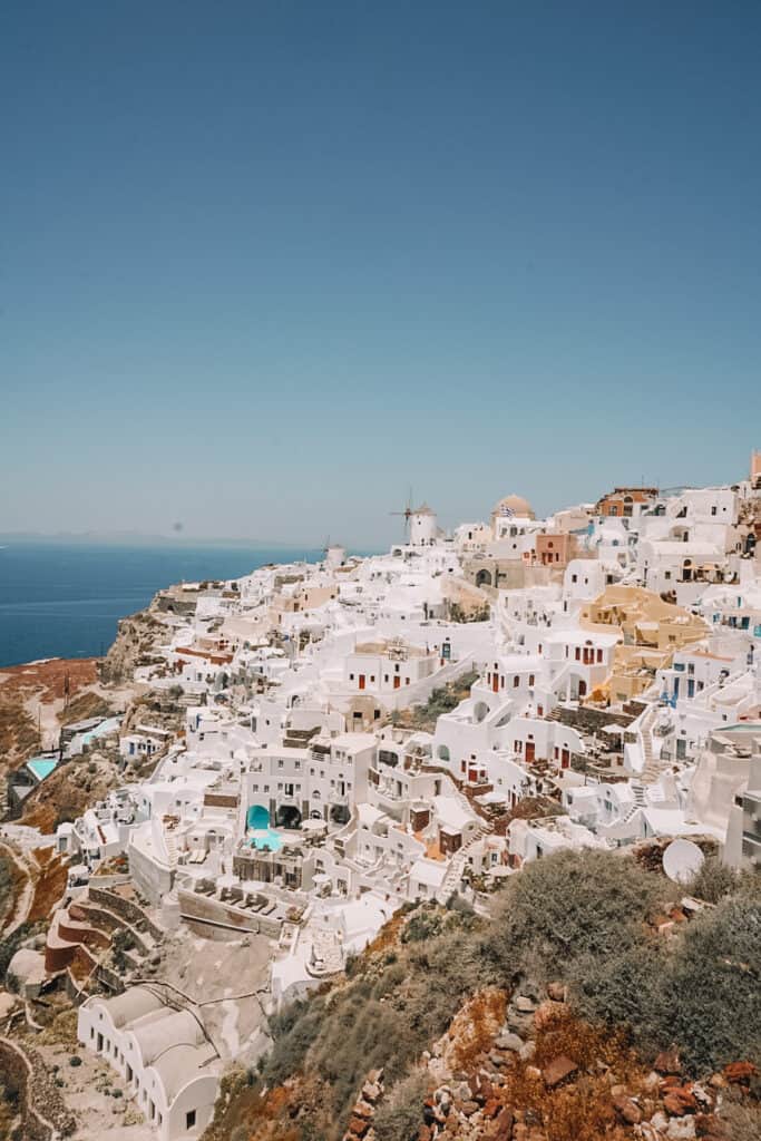 Santorini buildings