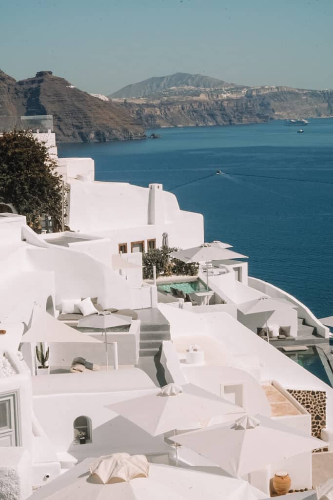 Santorini buildings