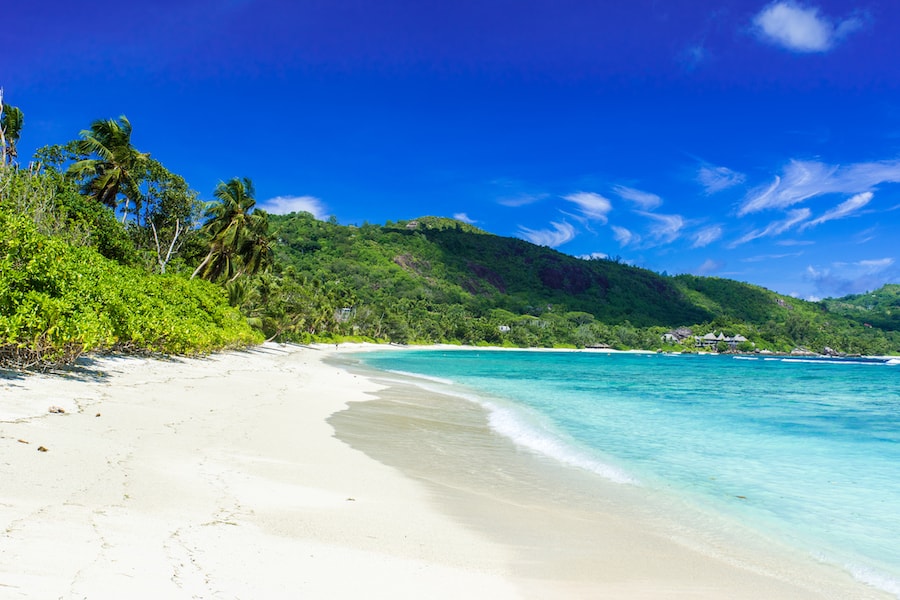 Petite Anse - beautiful beach on island Mahe, Seychelles