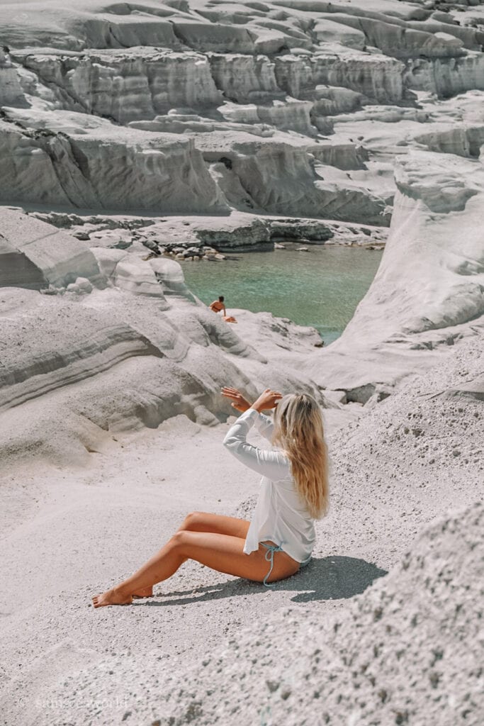 Sarakiniko Beach, Milos, Greece