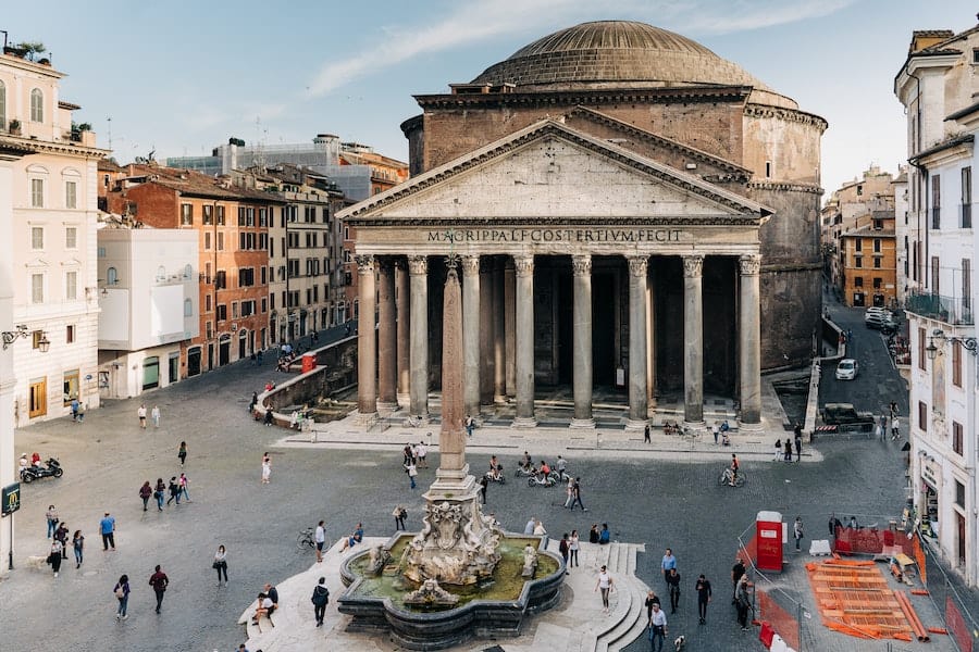 The Pantheon Roman temple