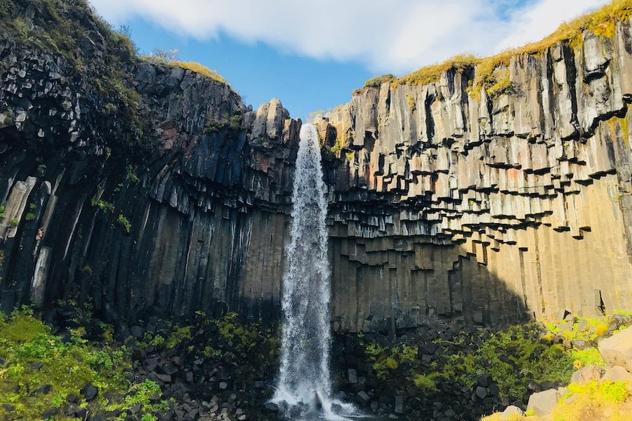 Svartifoss Waterfall