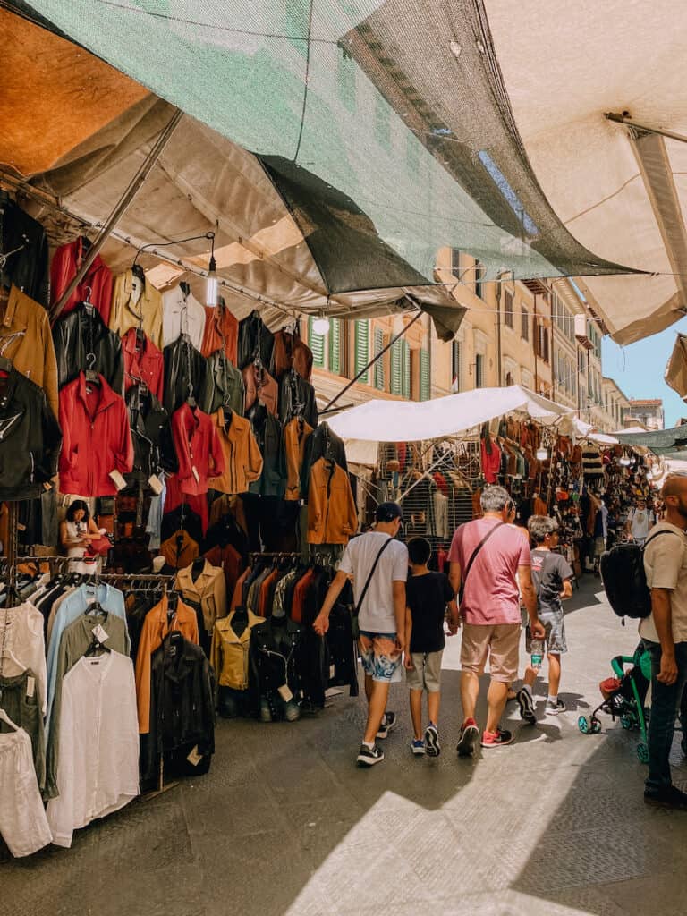 Street shops in Florence