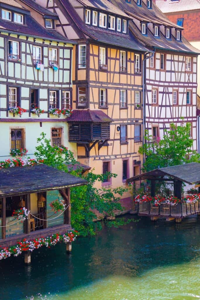 Strasbourg canal city view