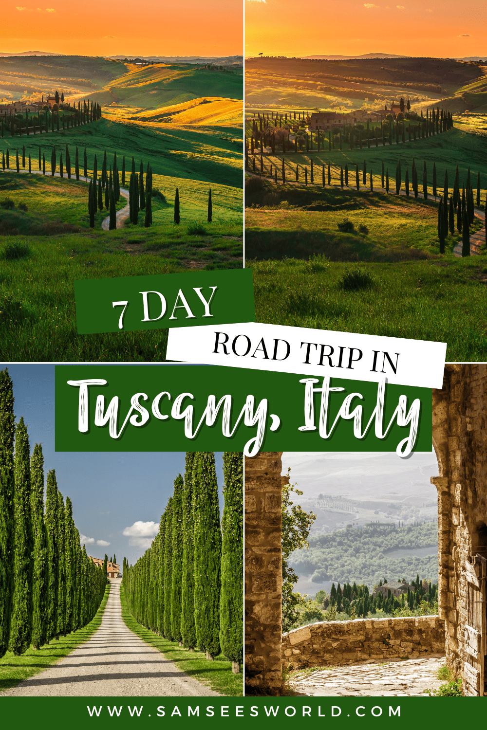 tuscany trip itinerary