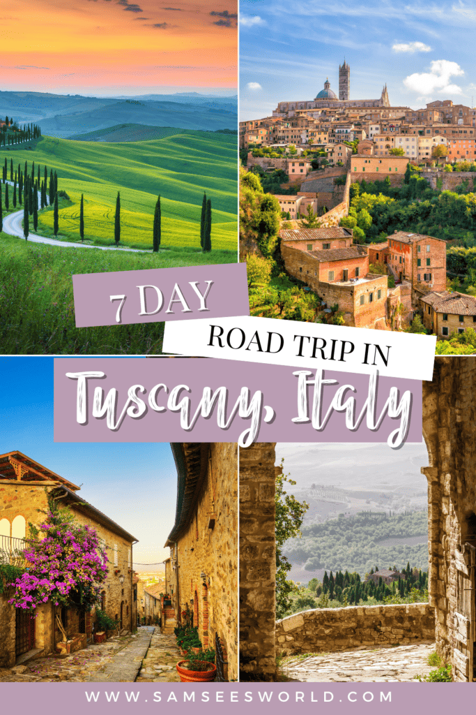 Tuscany Road Trip Itinerary