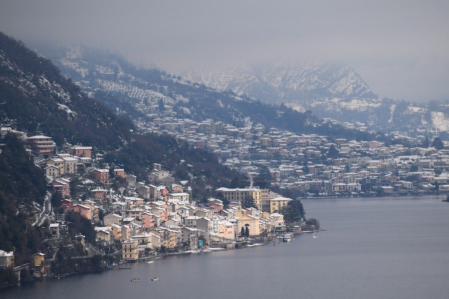 Lake Como in Winter