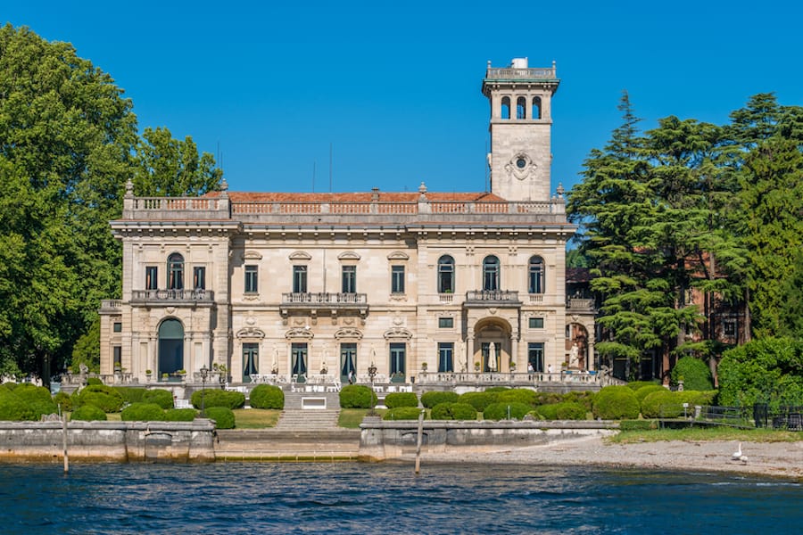 Villa Erba in Cernobbio, on Lake Como, Lombardy, Italy.