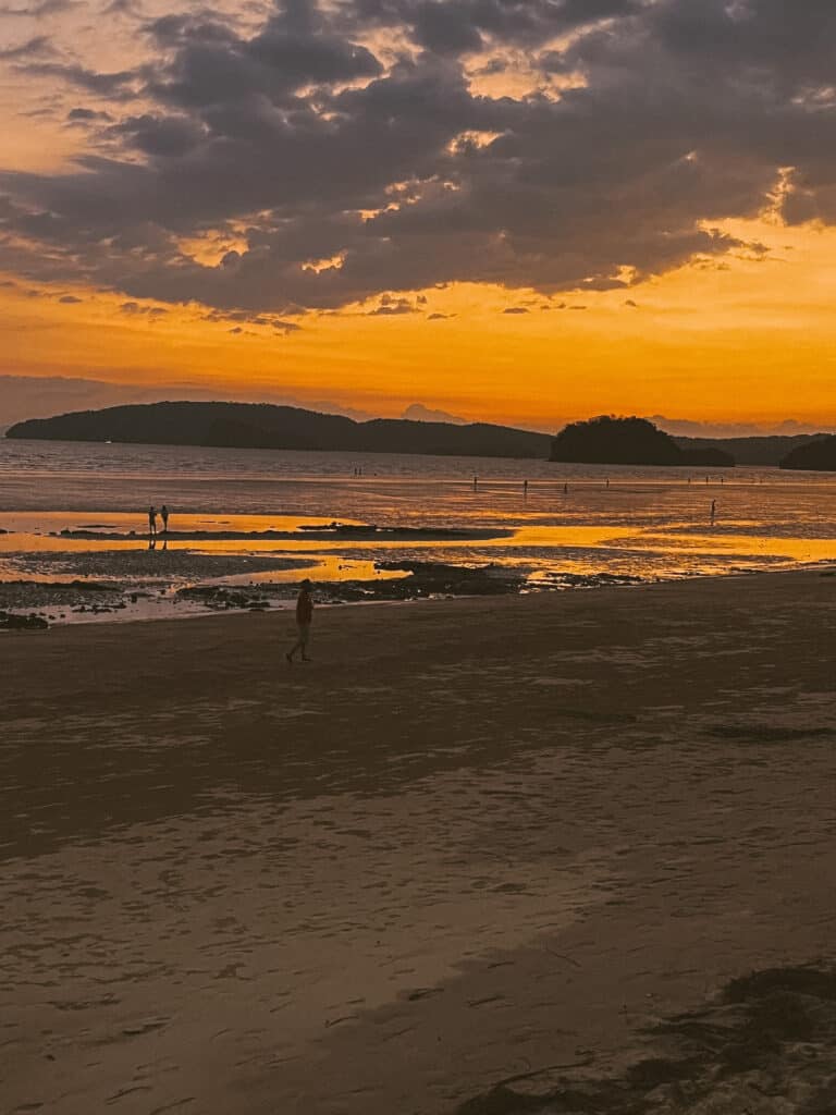 Sunset from Ao Nang Beach