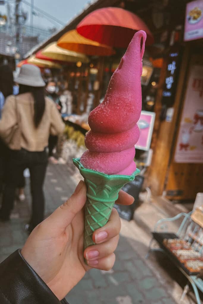 Ice cream in Seoul