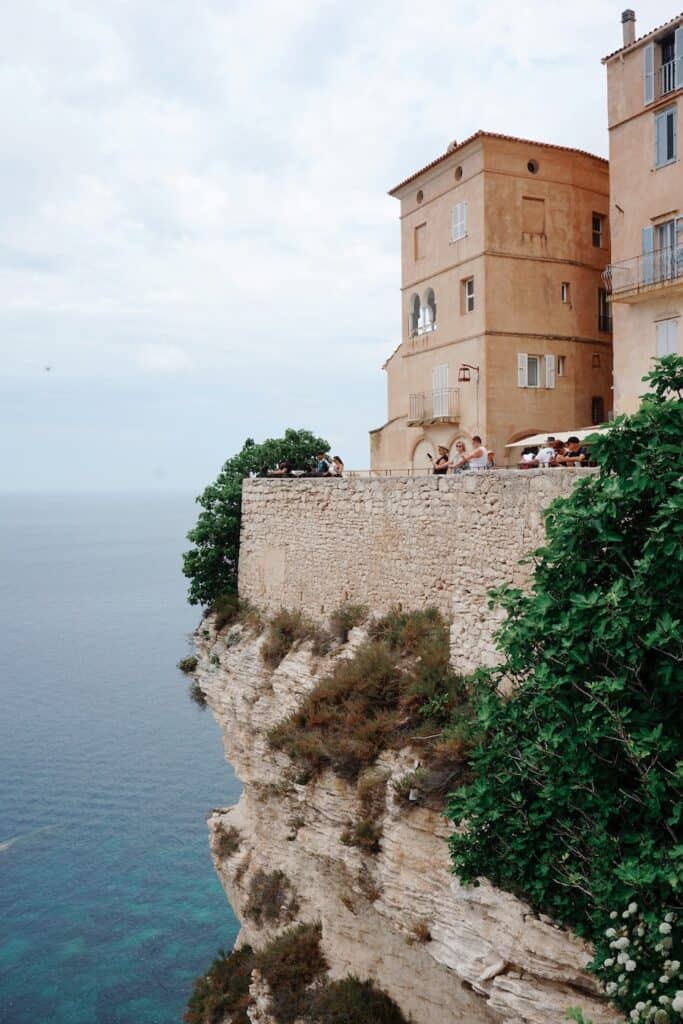 Bonifacio - perched on the cliff side