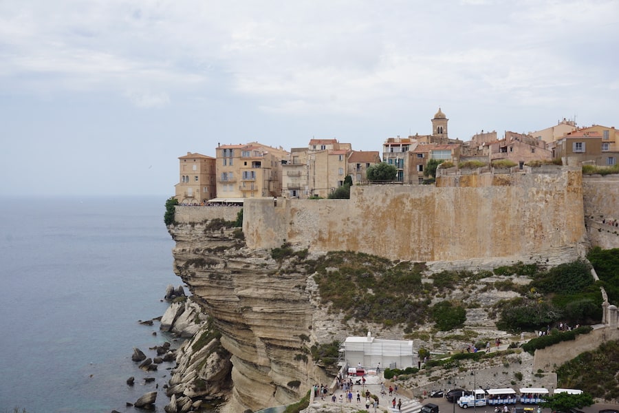 Bonifacio - perched on the cliff side