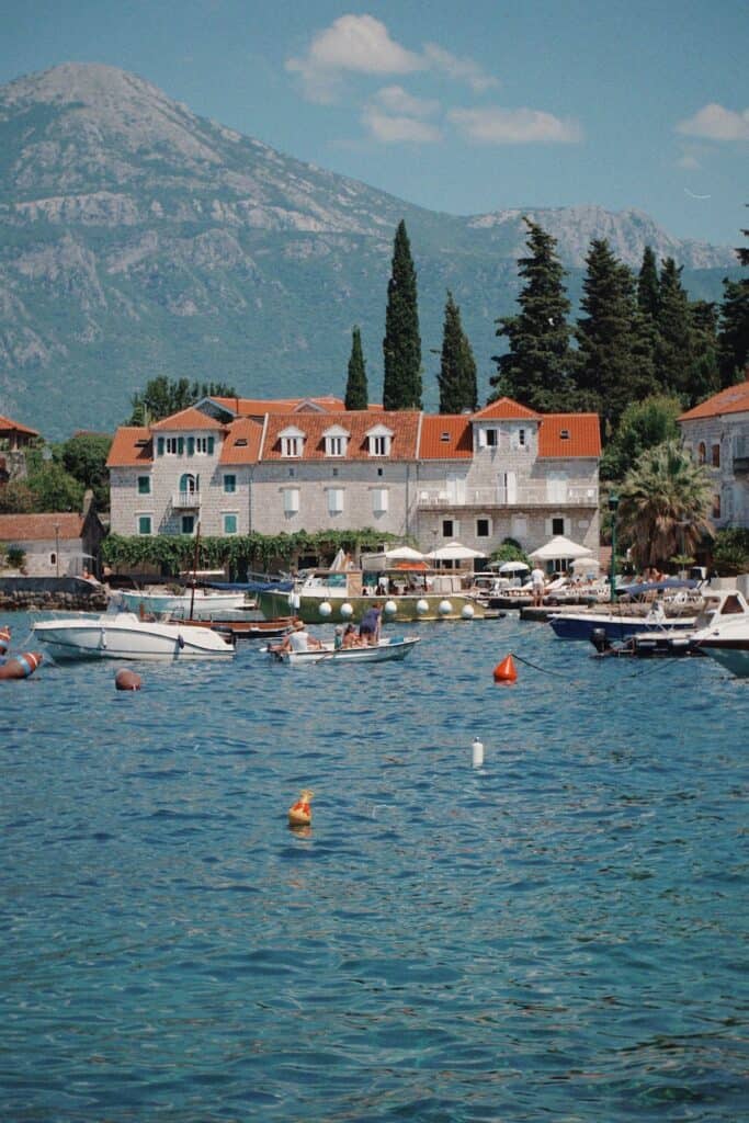 Rose beach in Montenegro