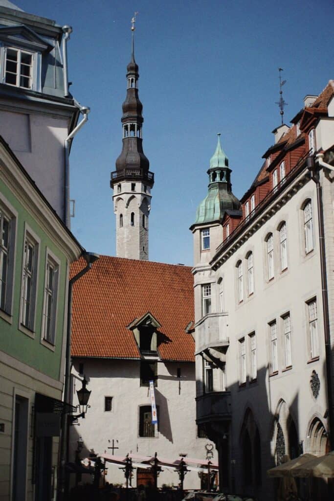 Streets of Tallinn old town