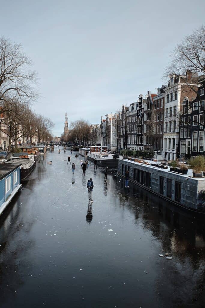 Amsterdam in winter