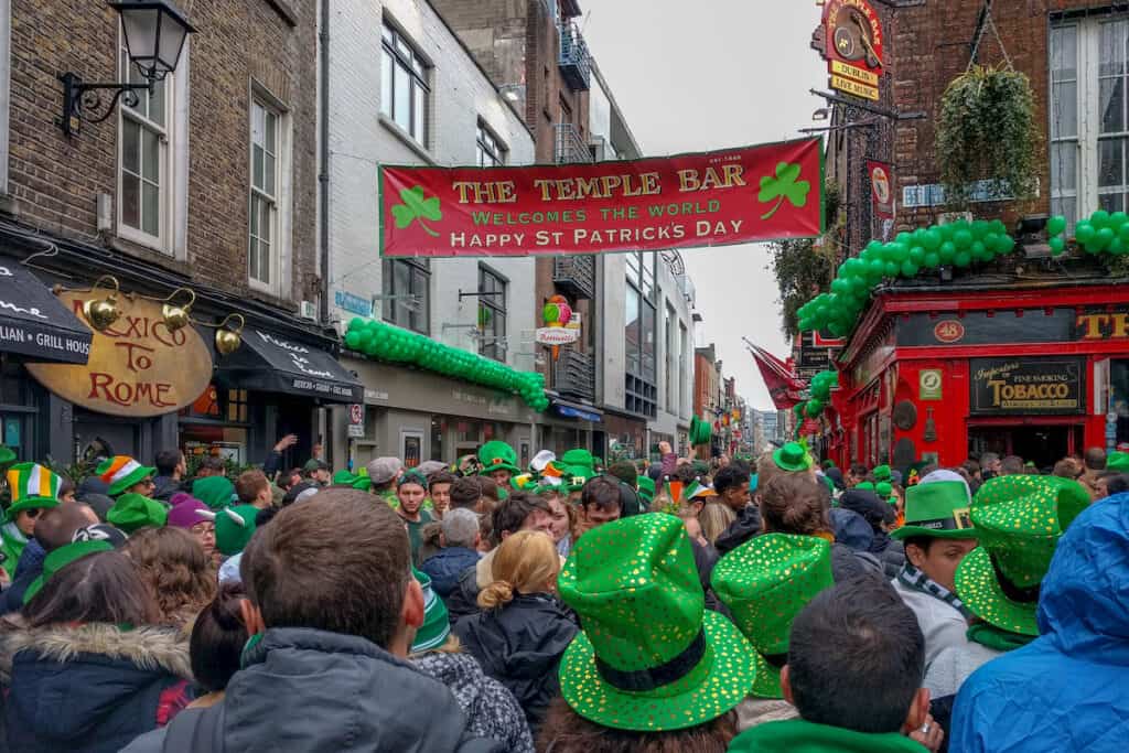 St Patrick's Day at Temple Bar