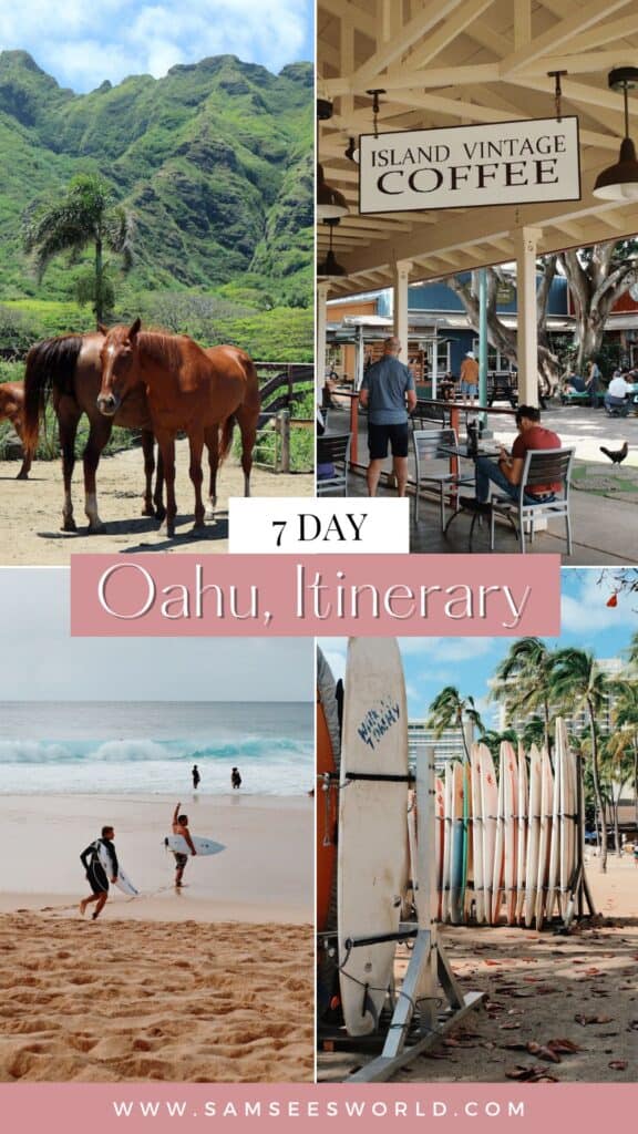 7 Day Oahu Itinerary