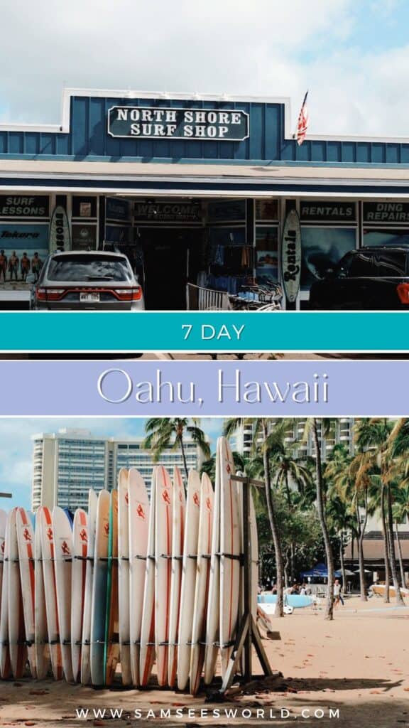 7 Day Oahu Itinerary