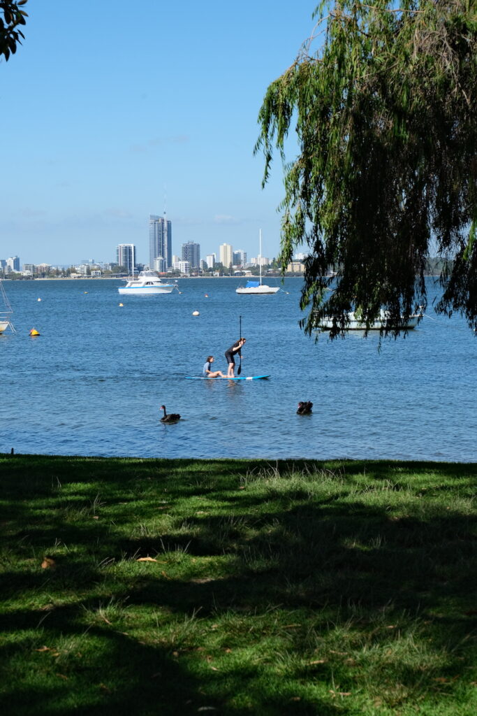 Perth river with skyline