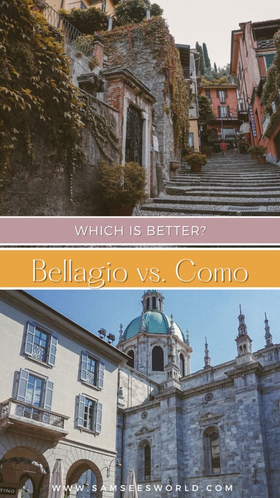 Bellagio vs. Como pin 