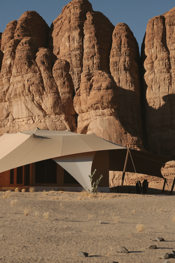 Banyan tree villas in the desert