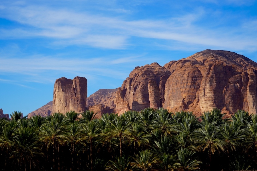 Landscape around AlUla, Saudi Arabia