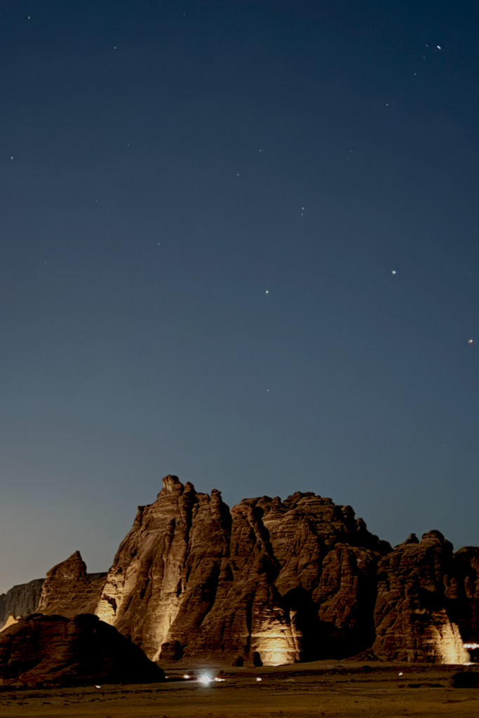 Stargazing in AlUla Desert