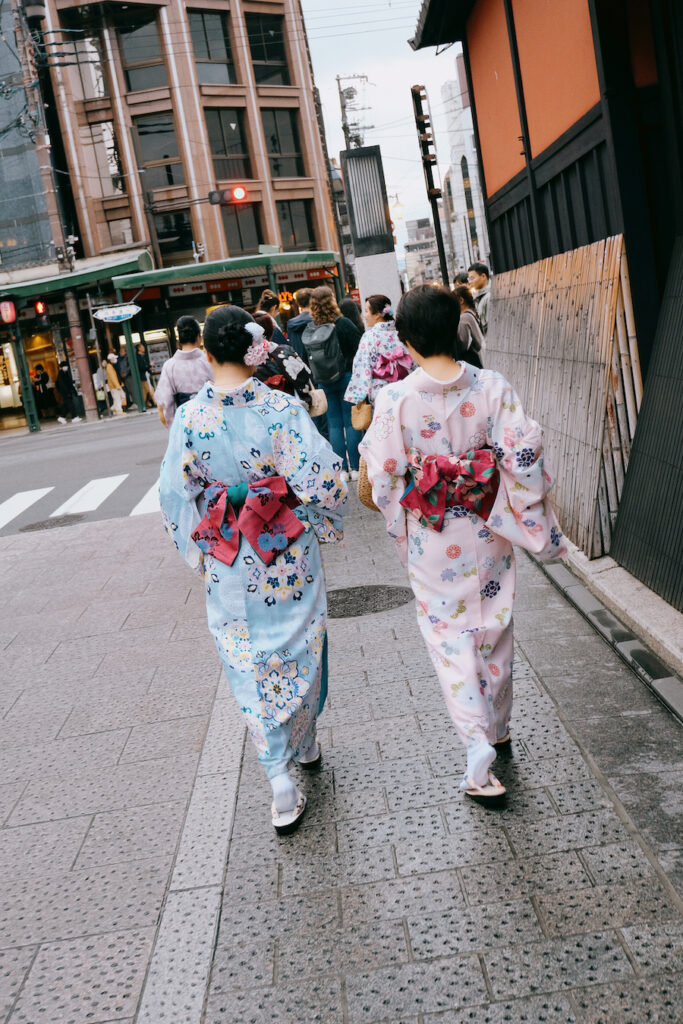 Girls in Kimonos in Kyoto